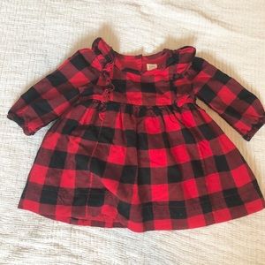 Buffalo plaid dress